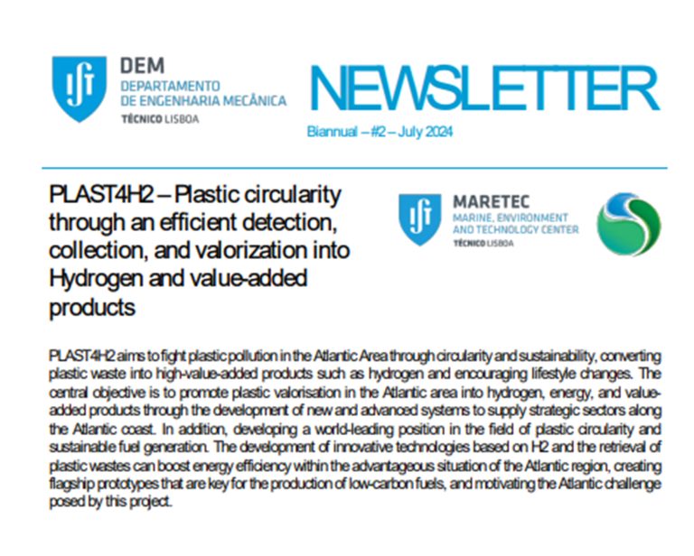 Dissemination of PLAST4H2 in the DEM newsletter