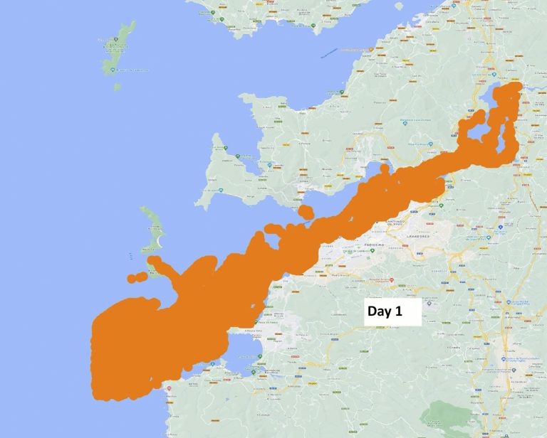 Identification of potential hotspots of plastic accumulation in the Vigo ria (Spain): First results.